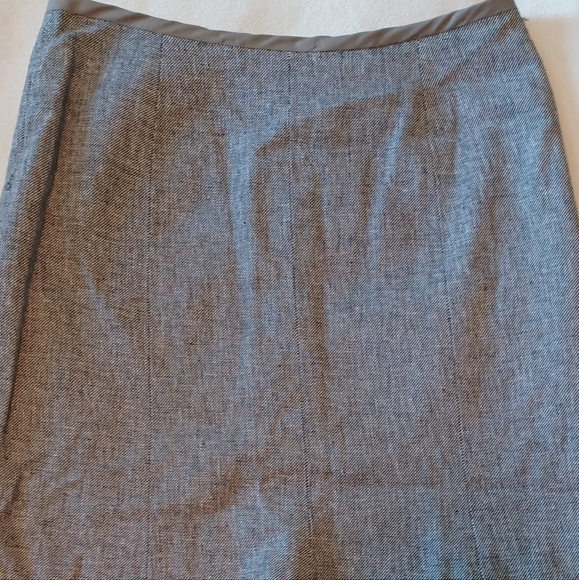 Gray tweed-look skirt - Picture 1 of 3